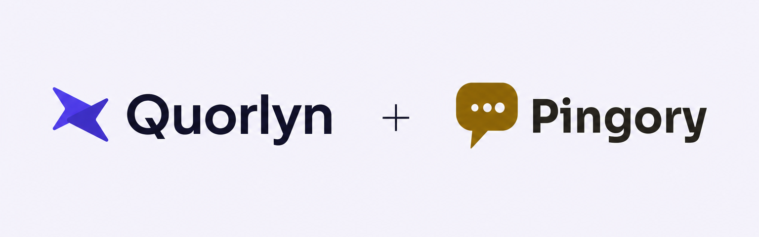 Quorlyn and Pingory partnership lockup