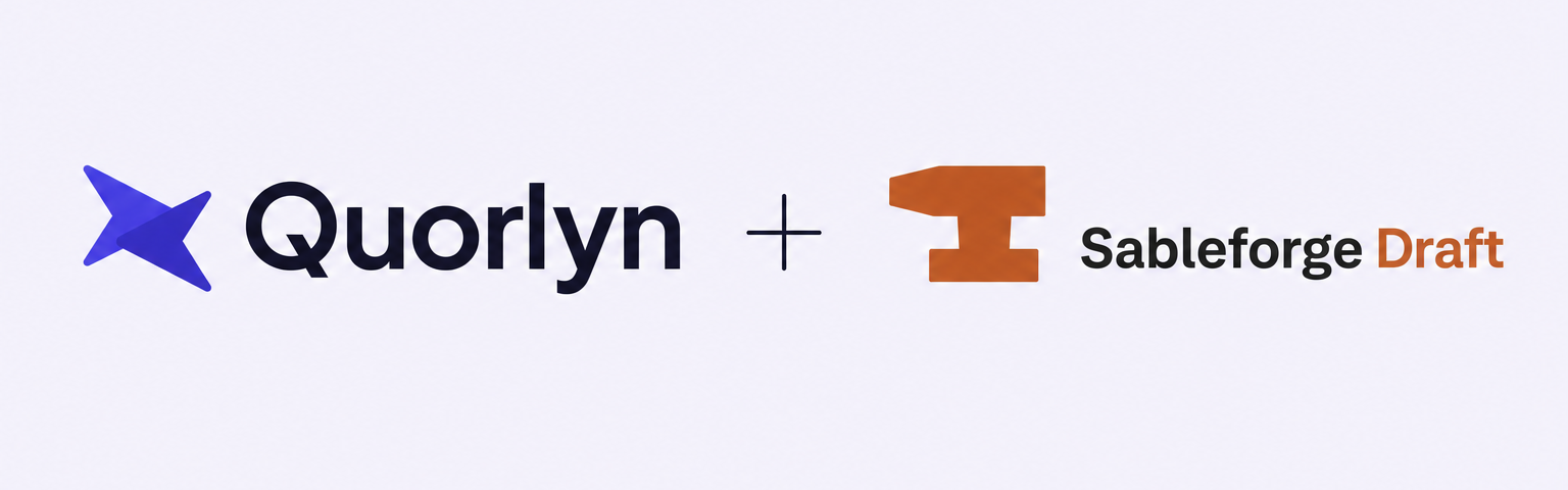 Quorlyn and Sableforge Draft partnership lockup